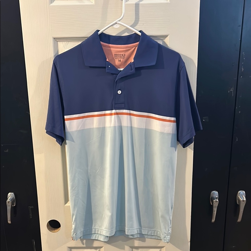 Brooks Brothers Men's Blue Polo Shirt